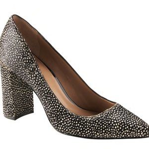 Banana Republic Madison Calf Hair Spotted Heels